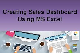 Creating Sales Dashboard Using Ms Excel Elearning Classes