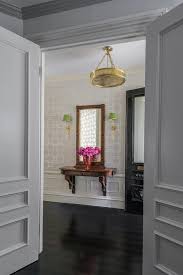 Brass Mail Slot Eclectic Entrance Foyer