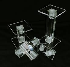 Single Flyer Risers Clear Mithril
