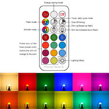 Ilc Rgb Led Light Bulb Color Changing Light Bulb Dimmable 3w E26 Scre