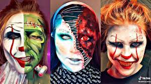 tik tok scary makeup compilation
