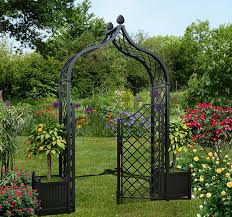 Brighton Garden Arch With Two Planters