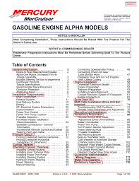 Gasoline Engine Alpha Models Manualzz Com