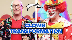 how a professional clown turns into a clown