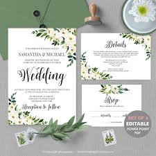 Awesome Gallery Of Editable Wedding Invitation Ppt Templates