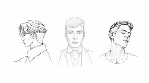how to draw a man s face step by step