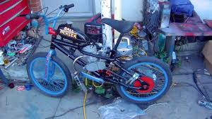 80cc motorized bmx first ride and
