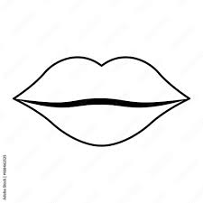 women lips cartoon kiss design vector