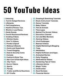 20 Great Youtube Video Ideas gambar png