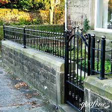 Decorative Wrought Iron Garden Fence