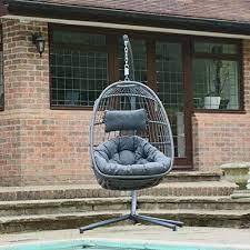 hanging garden egg chairs rattan