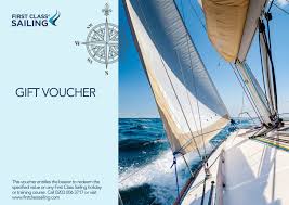 gift vouchers first cl sailing