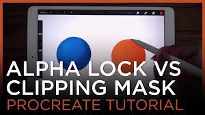 alpha lock vs clipping mask procreate