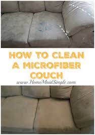 cleaning microfiber couches