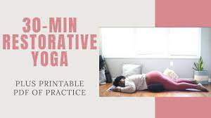 restorative yoga to relieve stress