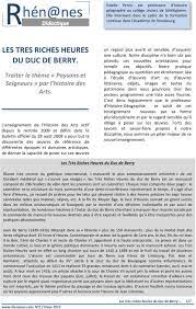 LES TRES RICHES HEURES DU DUC DE BERRY. - PDF Free Download