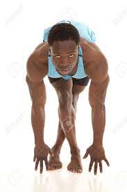A Man Bending Over And Stretching Out His Legs Working On Being Flexable.  Stock Photo, Picture and Royalty Free Image. Image 14610491.