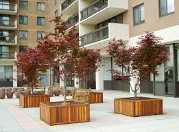 Large Wooden Planters Forever Redwood