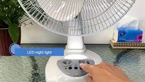 fan solar electric fan echargeable with