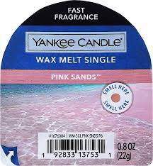 yankee candle pink sands wax melts