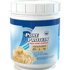 pure protein vanilla cream 100 whey
