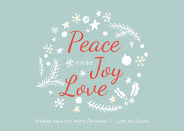 Love Merry Christmas Greeting Card Template Template Fotojet