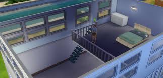 I have a bi level house with no railing at the top of the stairs i would like to put a half wall in there. Sims 4 Building Split Levels Lofts And Dormer Windows