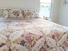 Fl Quilted Bedspread Set
