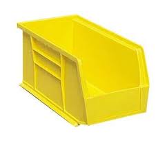 akro mils 30 220 yellow storage bin 4