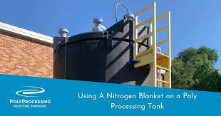 nitrogen blanket on a poly processing tank