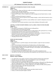 Importance of writing a good curriculum vitae. Fixed Income Trader Resume Samples Velvet Jobs