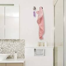 4 pack bathroom towel hooks round wall