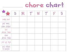 Chore Chart Kindergarten Sample Customer Service Resume