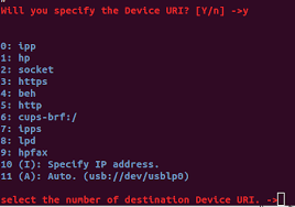 Make sure the device you are going to install the brother yet you plug. 18 04 Finding Device Printer S Device Uri During Driver Installation Ask Ubuntu