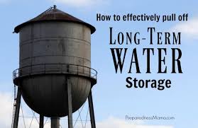 Long Term Water Storage