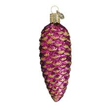Shimmering Pink Cone Ornament Traditions