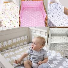 7 Pcs Baby Nursery Bedding Set Girls Or