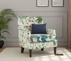 adoree lounge chair aqua flower
