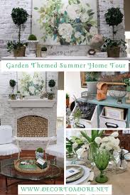 Garden Themed Summer Home Tour Decor