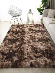 1pc tie dye fuzzy rug minimalist