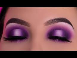 purple smokey halo eye look tutorial