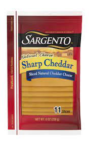 sargento sliced sharp natural cheddar