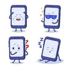 cartoon cell phone images free