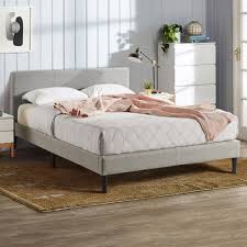 Light Grey Laybell Fabric Bed