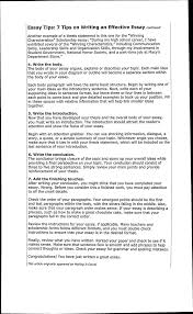 essay tips tips on writing an effective essay 
