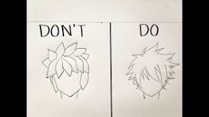 Maybe you would like to learn more about one of these? Do S And Don Ts In Drawing Male Anime Hair Youtube