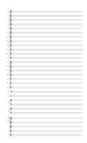 Blank Sheet Music Full Orchestra