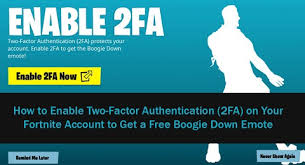How to enable 2fa in fortnite. Enable 2fa Fortnite Boogie Down Fortnite News