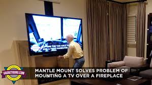 mounting a tv over a fireplace