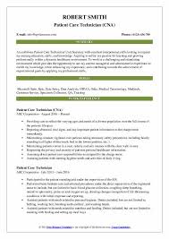 How cna and pct differ the biggest practical difference between cna and pct is the level of procedures they may be expected to perform. Patient Care Technician Resume Samples Qwikresume